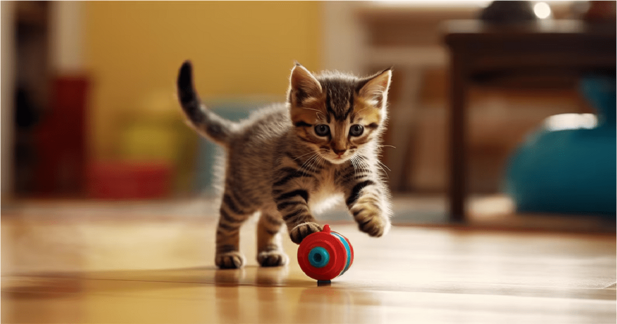 CAT PLAYING